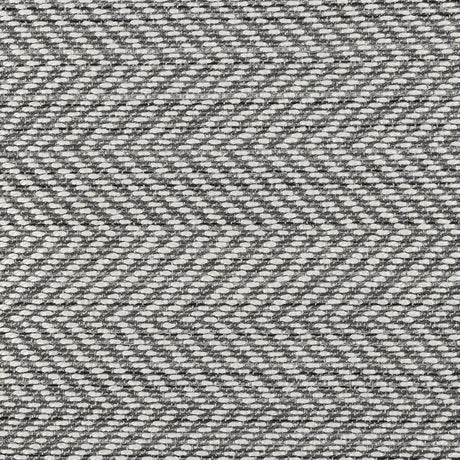 Fusion Posh Herringbone Woven by Sunbrella - Granite
