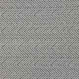 Fusion Posh Herringbone Woven by Sunbrella - Granite