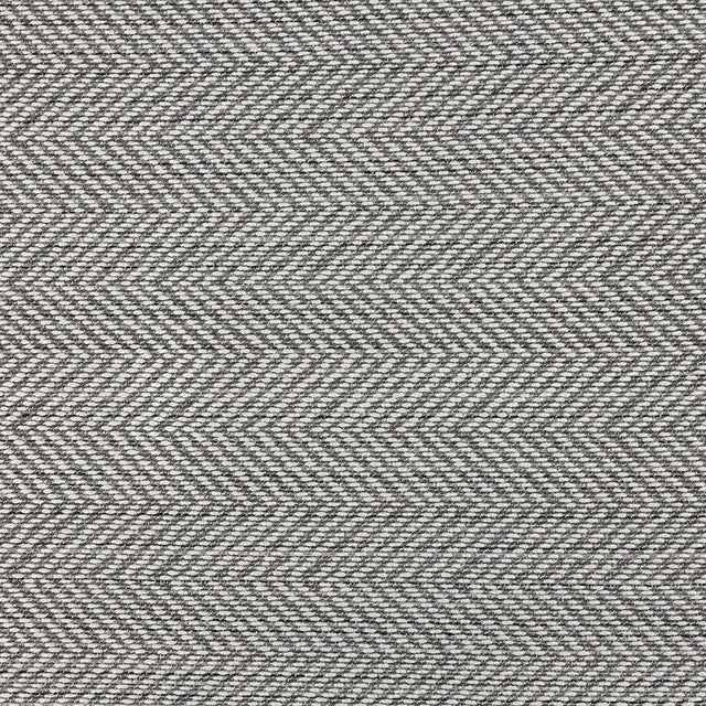 Fusion Posh Herringbone Woven by Sunbrella - Granite