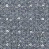 Lure Upholstery Woven by Sunbrella - Denim Blue Polka Dots