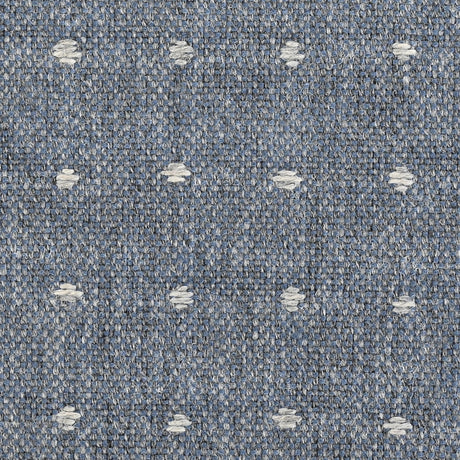 Lure Upholstery Woven by Sunbrella - Denim Blue Polka Dots