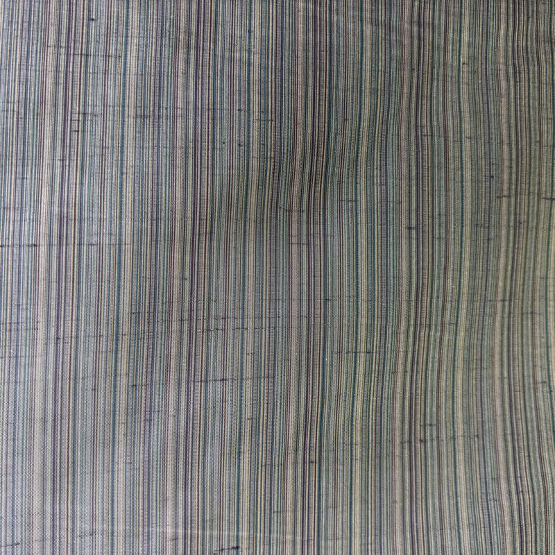 Suruchi Silk Fabric - Multicolored Stripe, 54" Width (1 Yard)
