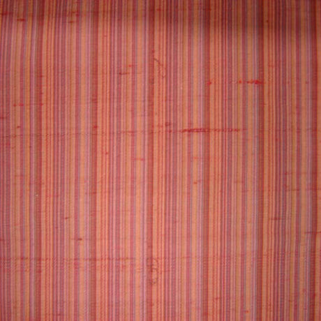 Suruchi Silk Fabric - Multicolored Stripe, 54" Width (1 Yard)