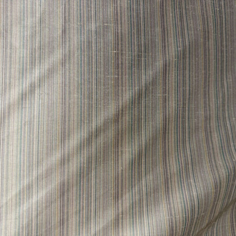 Suruchi Silk Fabric - Multicolored Stripe, 54" Width (1 Yard)