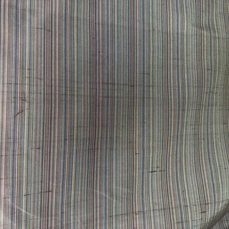 Suruchi Silk Fabric - Multicolored Stripe, 54" Width (1 Yard)