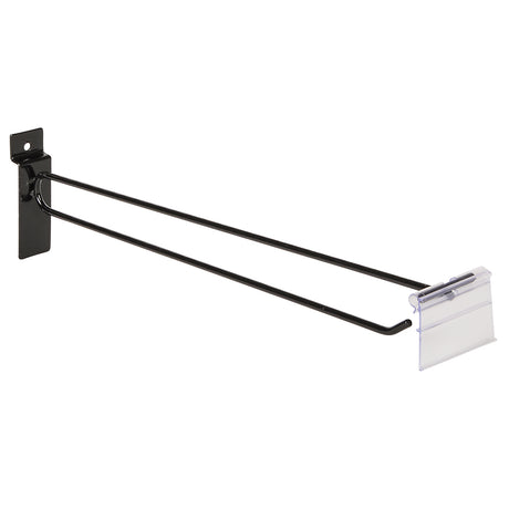 Black Slatwall Scan Hook With Tag
