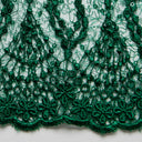 1 Yard Susumi Lace Tulle Fabric Embroidered Metallic Sequins Glamorous 50/52" Wide