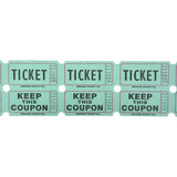 Green Double Roll Tickets (2000/Roll)