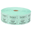 Green Double Roll Tickets (2000/Roll)