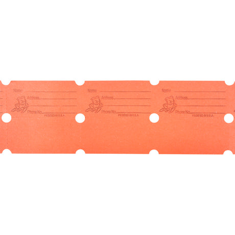 Orange Double Roll Tickets