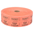 Orange Double Roll Tickets