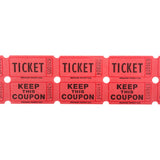 Double Roll Ticket Red (2000/Roll)