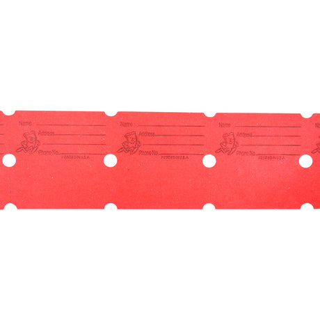 Double Roll Ticket Red (2000/Roll)