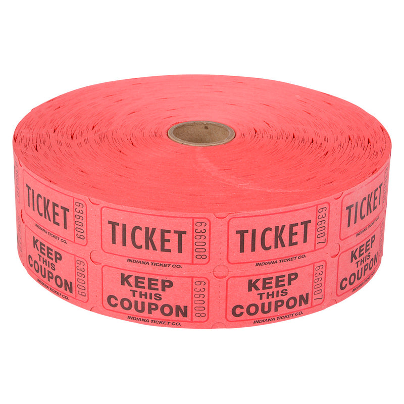 Double Roll Ticket Red (2000/Roll)