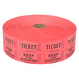 Double Roll Ticket Red (2000/Roll)
