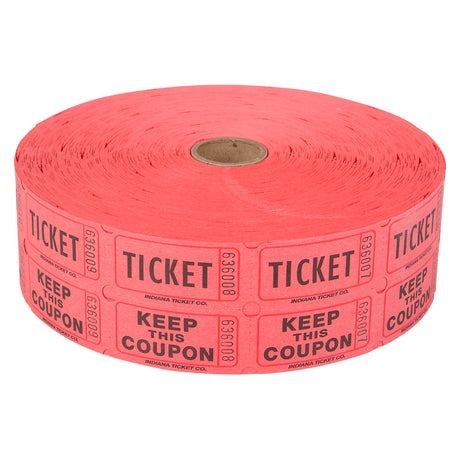 Double Roll Ticket Red (2000/Roll)