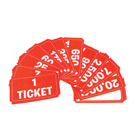Red Redemption Ticket Set