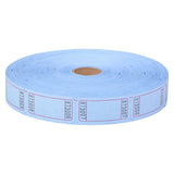 Ticket Roll Blue Blank Single Ticket Roll