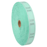 Blank Ticket Roll Green