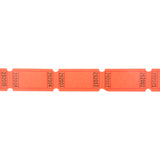Orange Blank Ticket Roll
