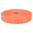 Orange Blank Ticket Roll