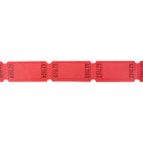 Ticket Roll Red Blank Single Ticket Roll