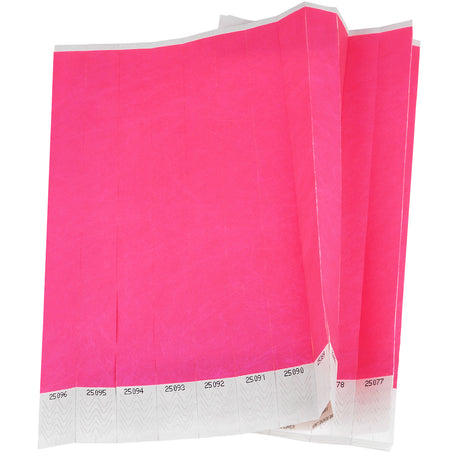 Hot Pink Wrist Tickets