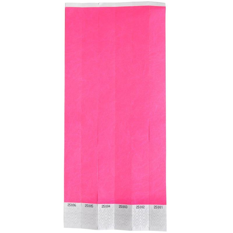 Hot Pink Wrist Tickets