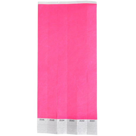 Hot Pink Wrist Tickets