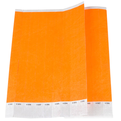 Orange Wrist Tickets