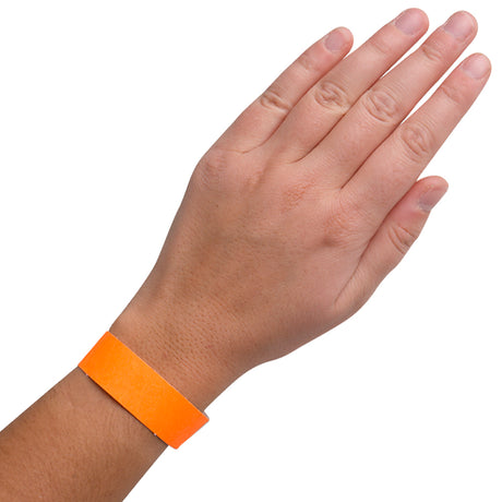Orange Wrist Tickets