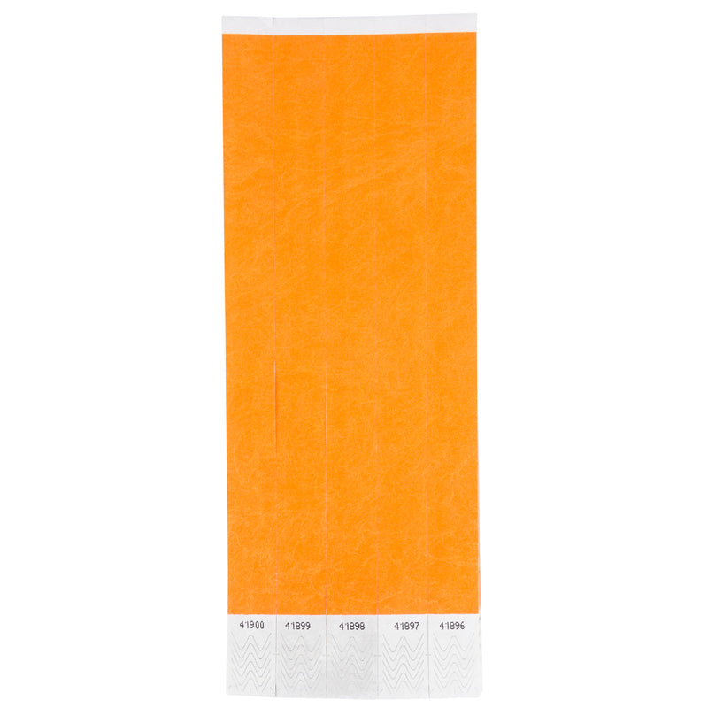 Orange Wrist Tickets