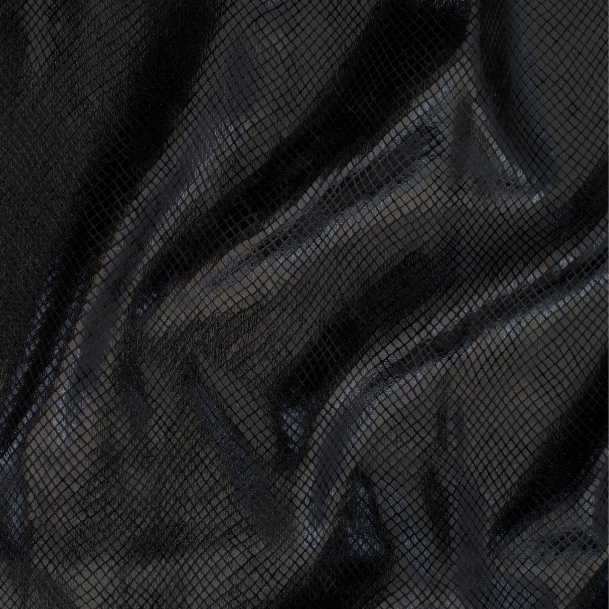 Stretch Velvet Fabric Foiled Diamond Snake 60" Width