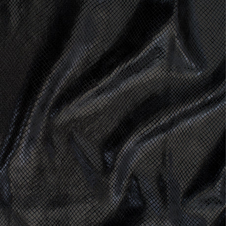 Stretch Velvet Fabric Foiled Diamond Snake 60" Width
