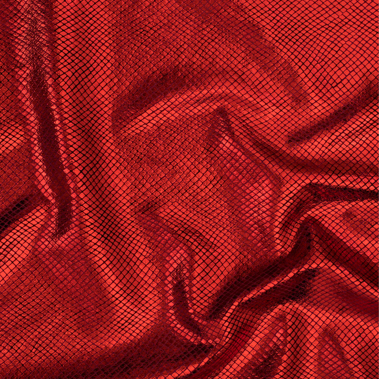 Stretch Velvet Fabric Foiled Diamond Snake 60" Width