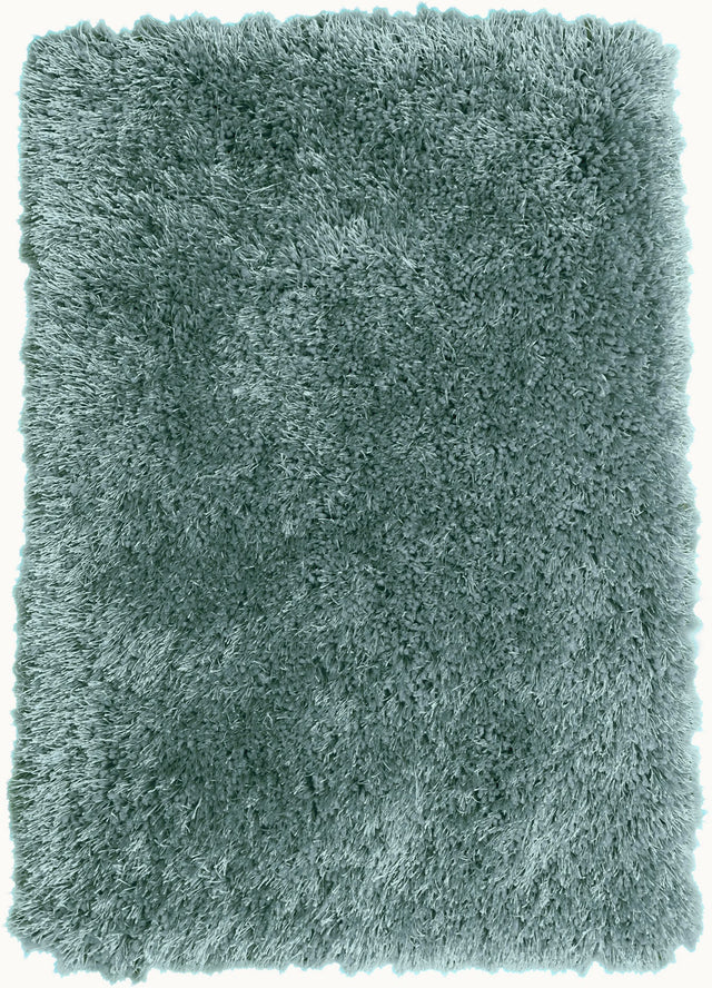 Marine Blue Solid Shag Area Rug Carpet Polyester Fabric - Marine Blue, Thick And Thin Yarns Design, 2" High Pile (1 Unit)