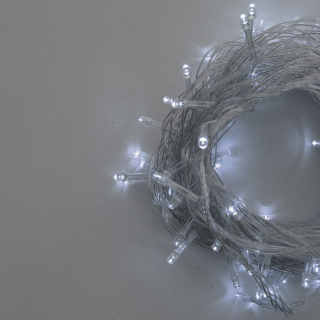 100 LED Clear Cable Multifunction String Lights Plug in