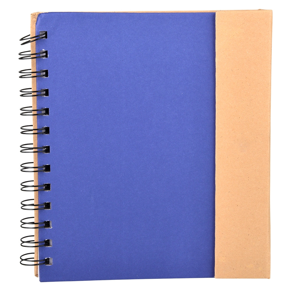 Notebook with Pen and Sticky Notes