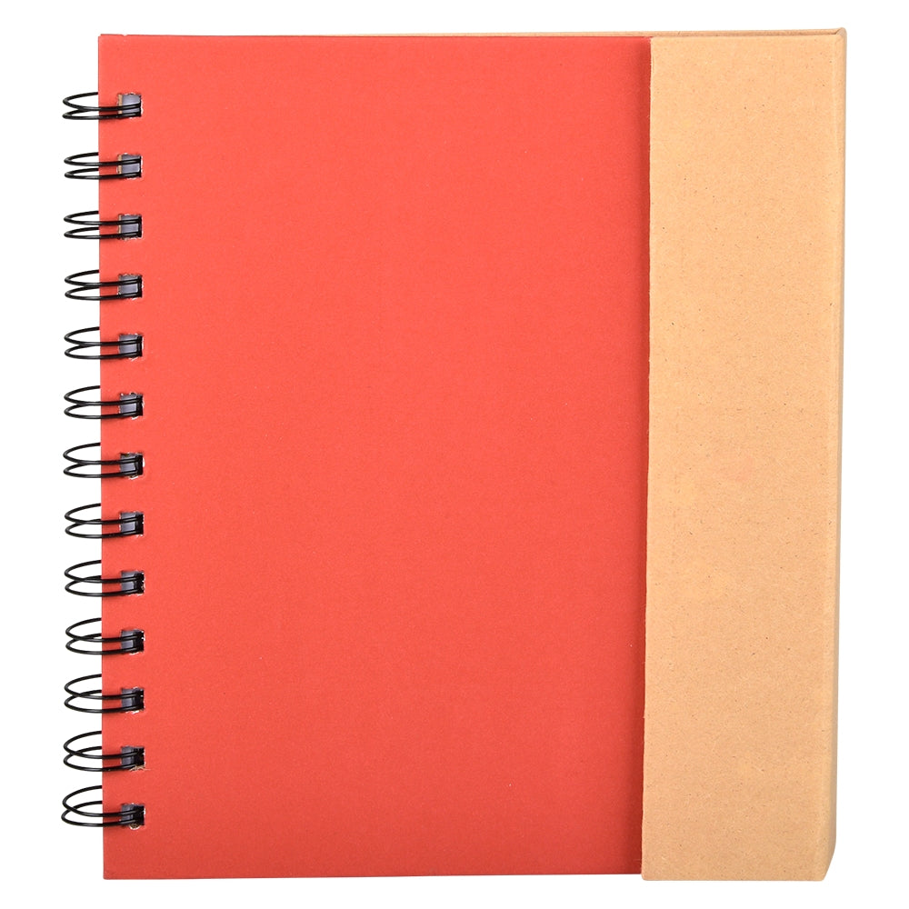Notebook with Pen and Sticky Notes