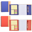 Notebook with Pen and Sticky Notes