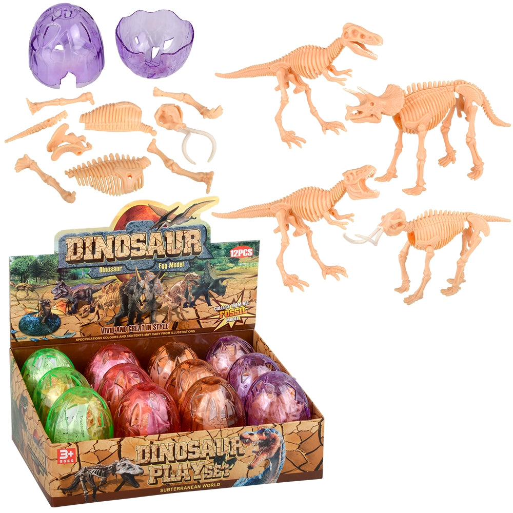 Dinosaur Egg Model (4 Asst.) 5" (1 Doz)