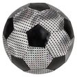 Silver Shiny Metallic Fabric Soccer Ball 6"