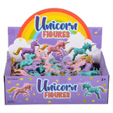 Unicorn Figures 3" Assorted (5 Dozen Display)