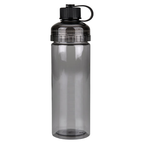 Transparent Sports Bottle 23 Oz. Black