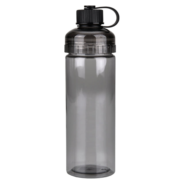 Transparent Sports Bottle 23 Oz. Black