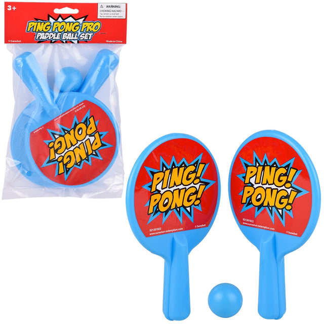 Ping Pong Paddle Ball Set (1 DZ)