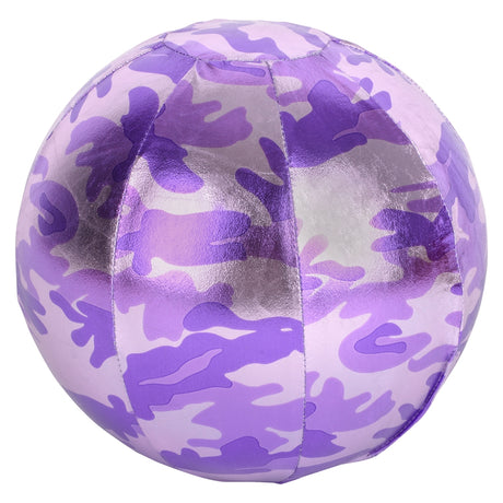 Metallic Fabric Camo Ball 9" (3 Assorted)