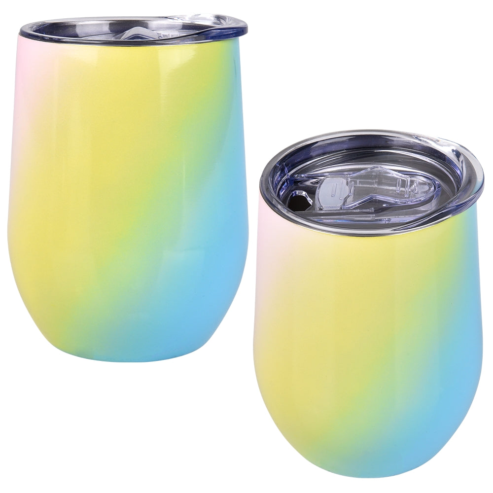 Double Wall Stainless Steel Wine Cup (12 Oz)