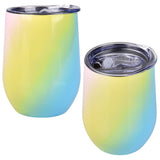 Double Wall Stainless Steel Wine Cup (12 Oz)