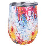 Double Wall Stainless Steel Wine Cup - Tye Dye 12oz